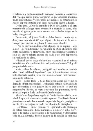 Robert l. stevenson flecha negra