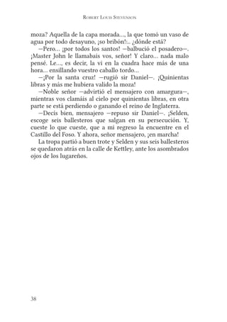 Robert l. stevenson flecha negra