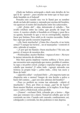 Robert l. stevenson flecha negra