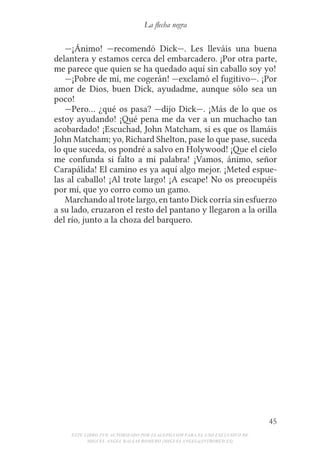 Robert l. stevenson flecha negra