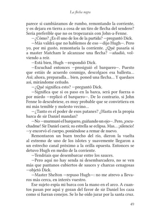 Robert l. stevenson flecha negra