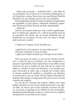 Robert l. stevenson flecha negra