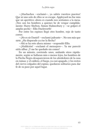 Robert l. stevenson flecha negra