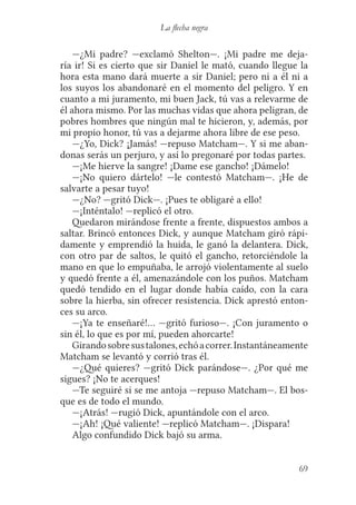 Robert l. stevenson flecha negra