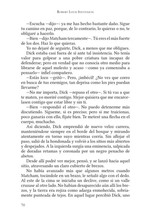 Robert l. stevenson flecha negra