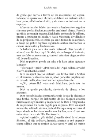 Robert l. stevenson flecha negra