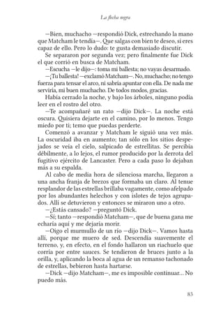 Robert l. stevenson flecha negra