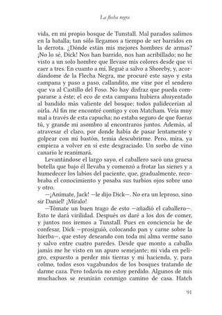 Robert l. stevenson flecha negra