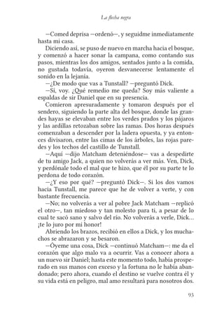 Robert l. stevenson flecha negra