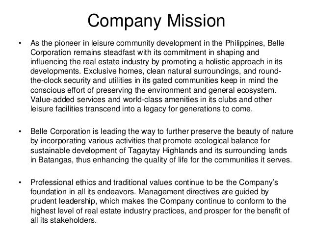 C Belle Property Development Corporation C Belle Property Development Corporation