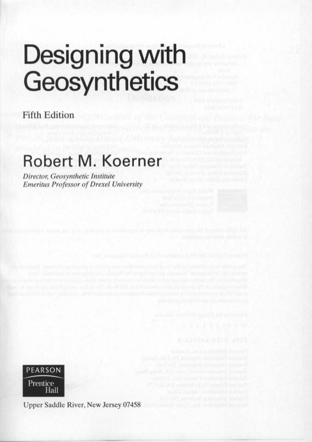 designing with geosynthetics koerner pdf free download