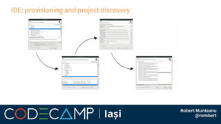 IDE: provisioning and project discovery
 