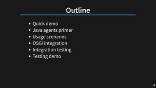 Will it blend? Java agents and OSGi | PDF