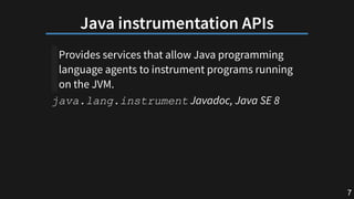 Java.lang Instrument Will it blend? Java agents and OSGi | PDF