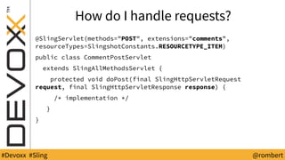 Apache Sling as an OSGi-powered REST middleware | PDF