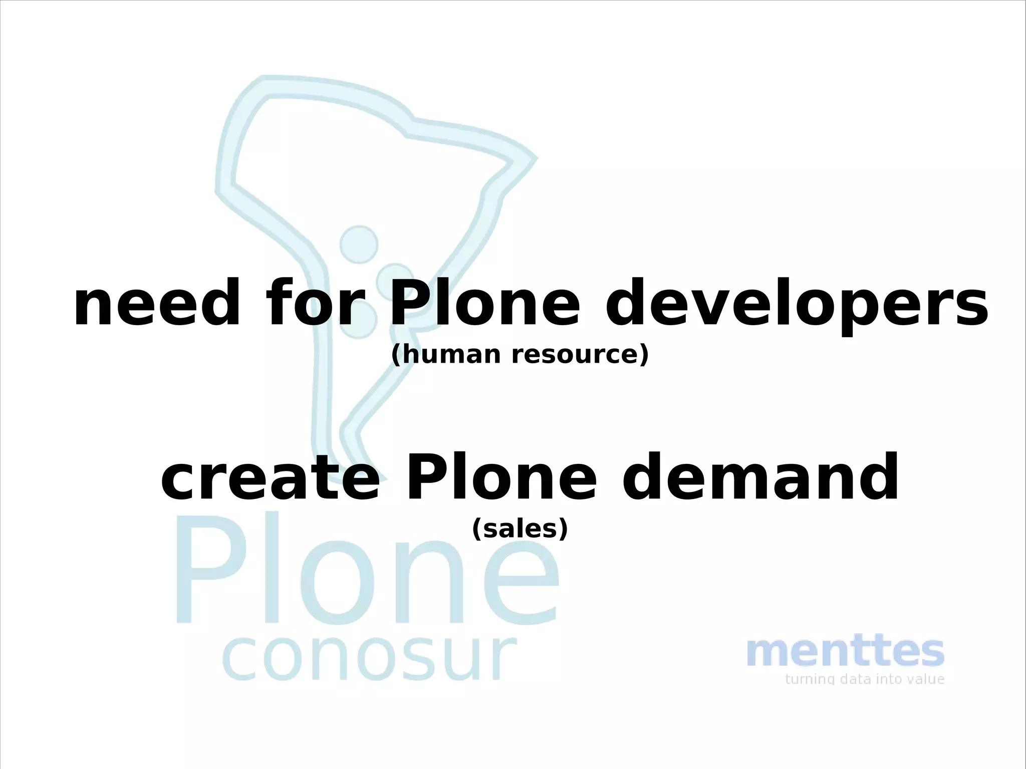 Roberto Allende Plone Cono Sur Creating A Plone Users Group From Scratch