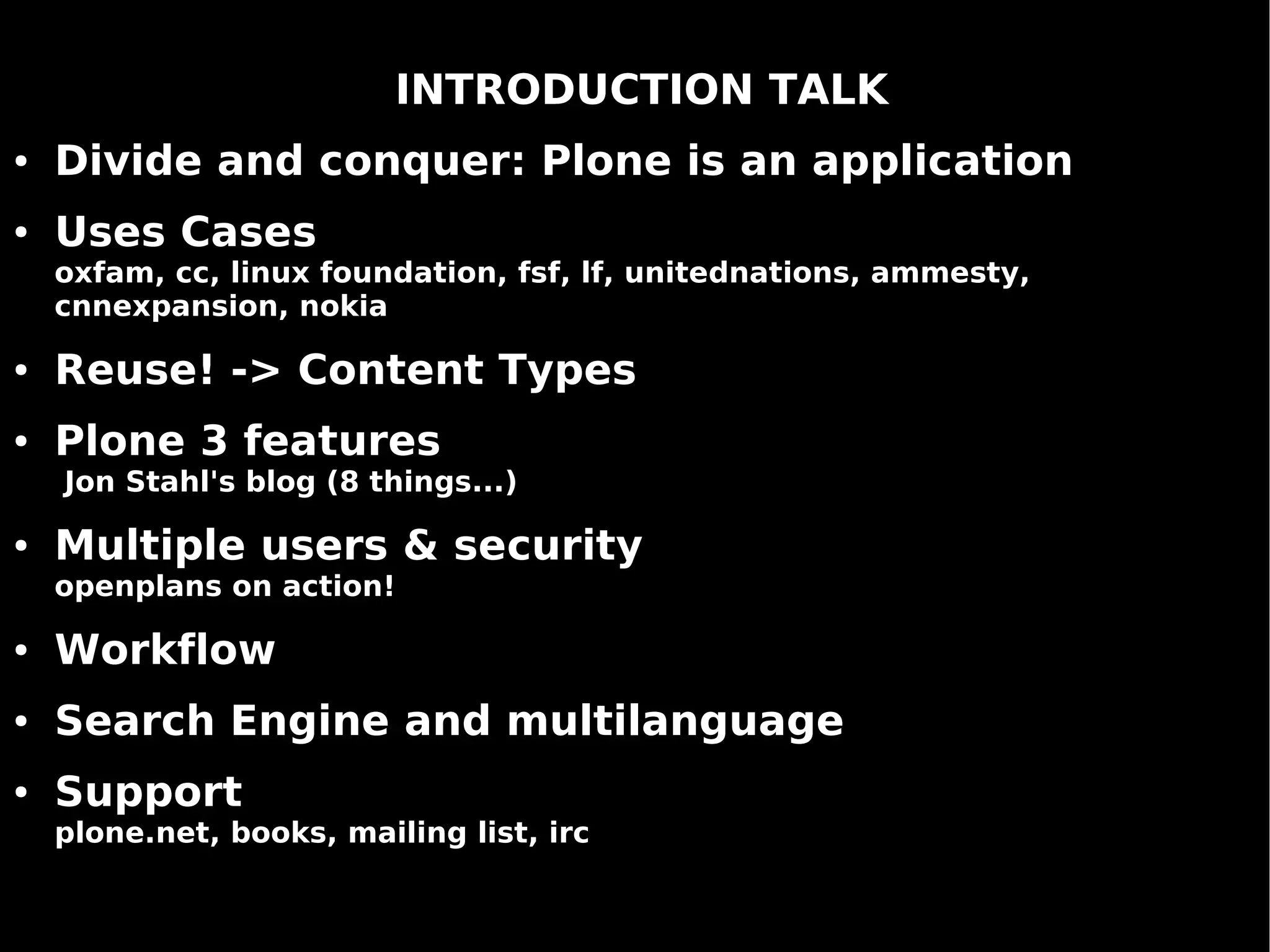 Roberto Allende Plone Cono Sur Creating A Plone Users Group From Scratch