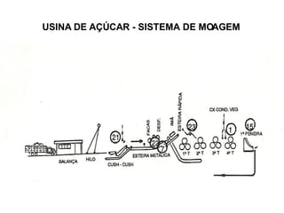 USINA DE AÇÚCAR - SISTEMA DE MOAGEM 