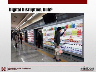 Digital Disruption, huh?
 
