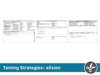 Taming Strategies elision:
 