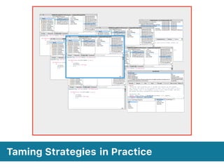 Taming Strategies in Practice
 