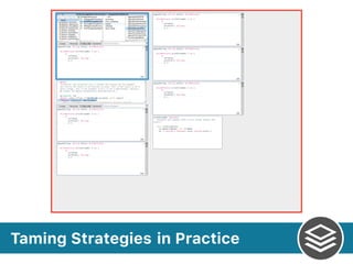 Taming Strategies in Practice
 