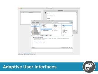 Adaptive User Interfaces
 