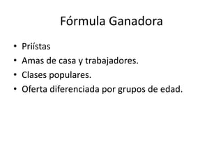 Discurso de cambio radical.