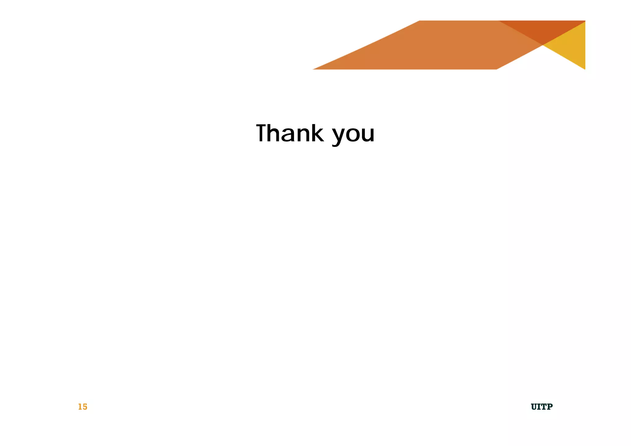 Thank you
UITP15