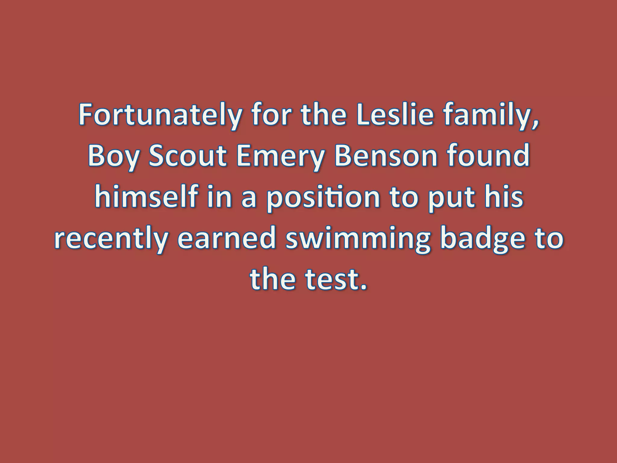 Boy Scouts of America Recognize Young Hero