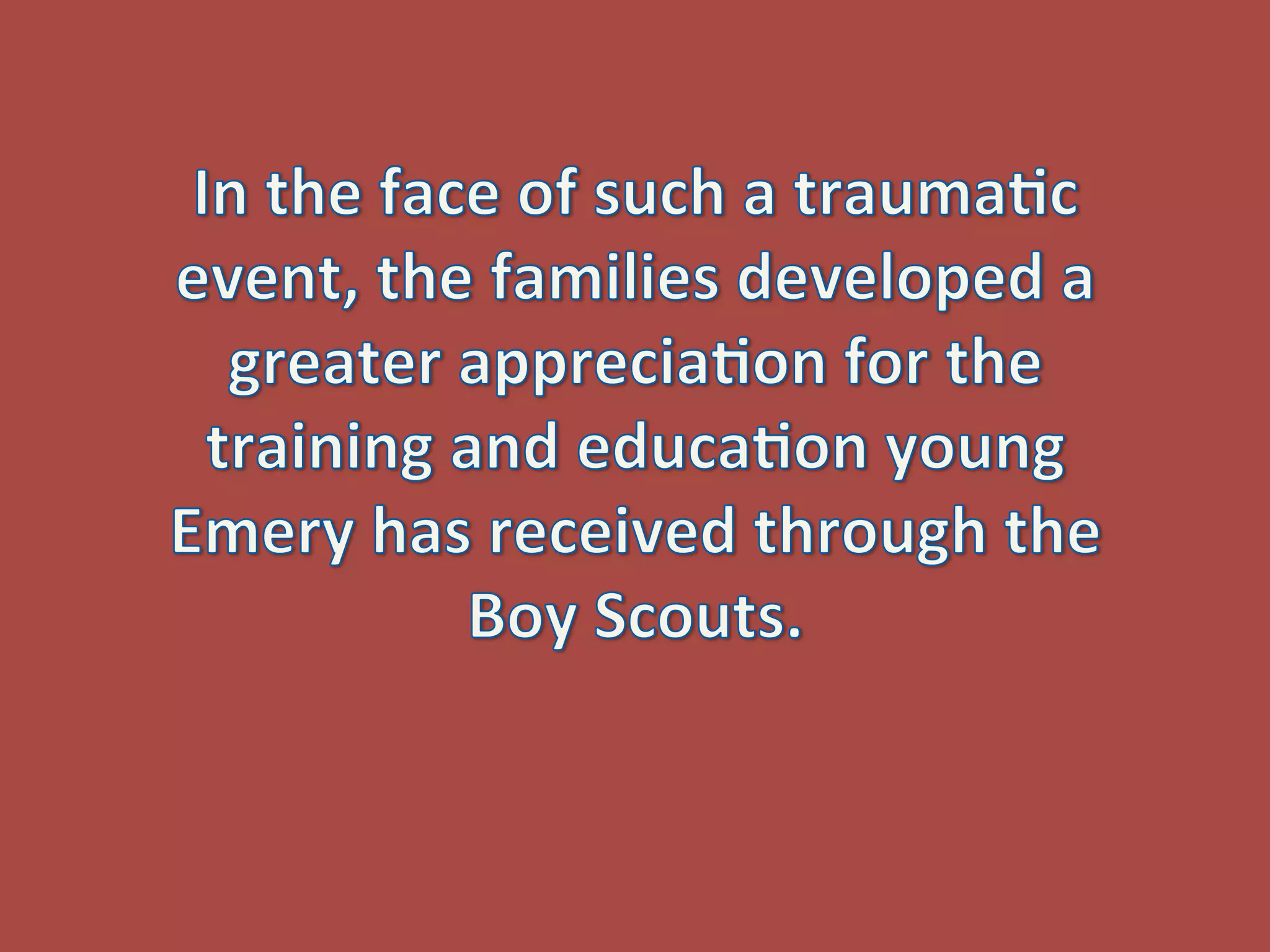 Boy Scouts of America Recognize Young Hero