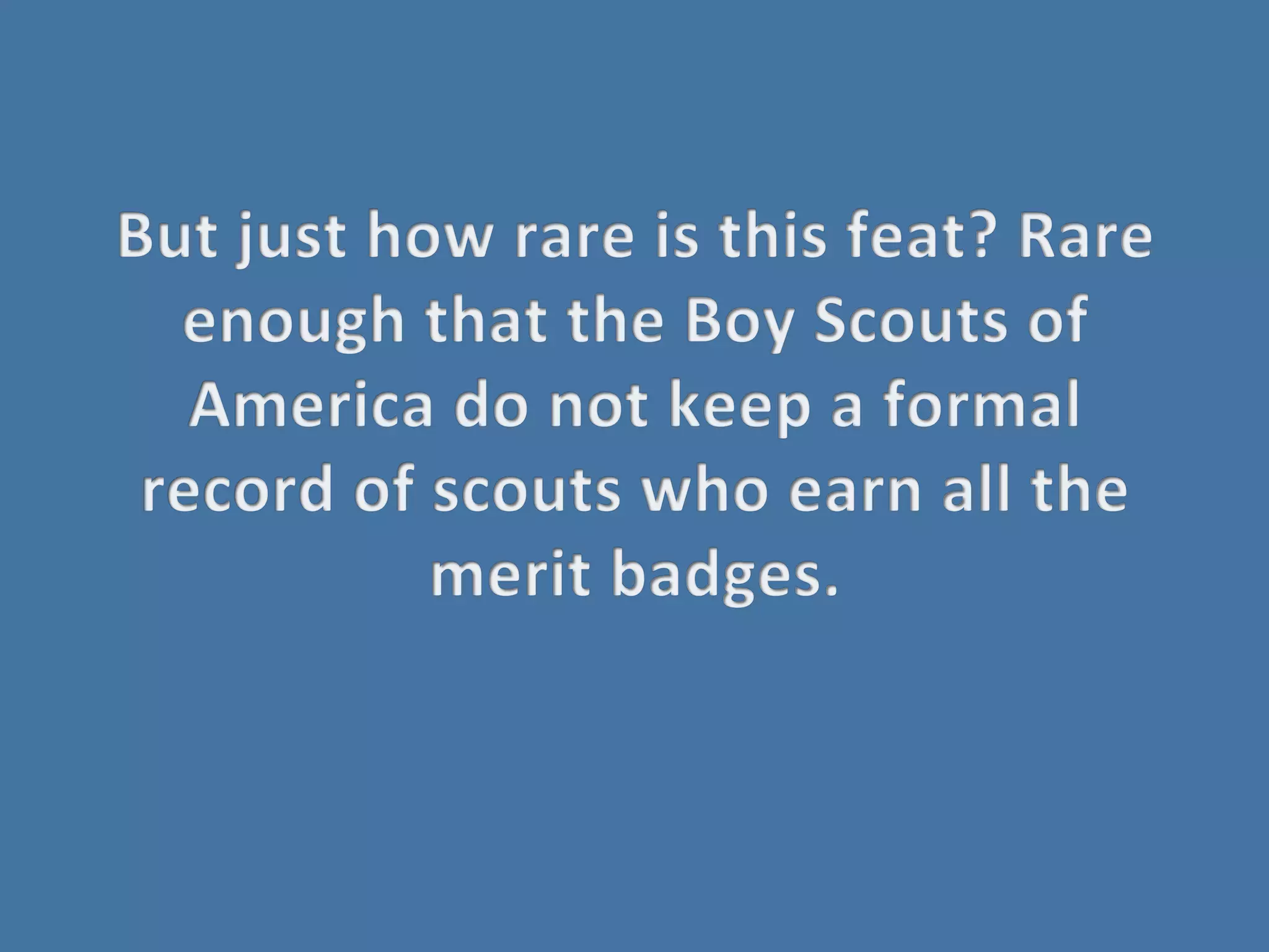 Boy Scout Completists in Rare Company
