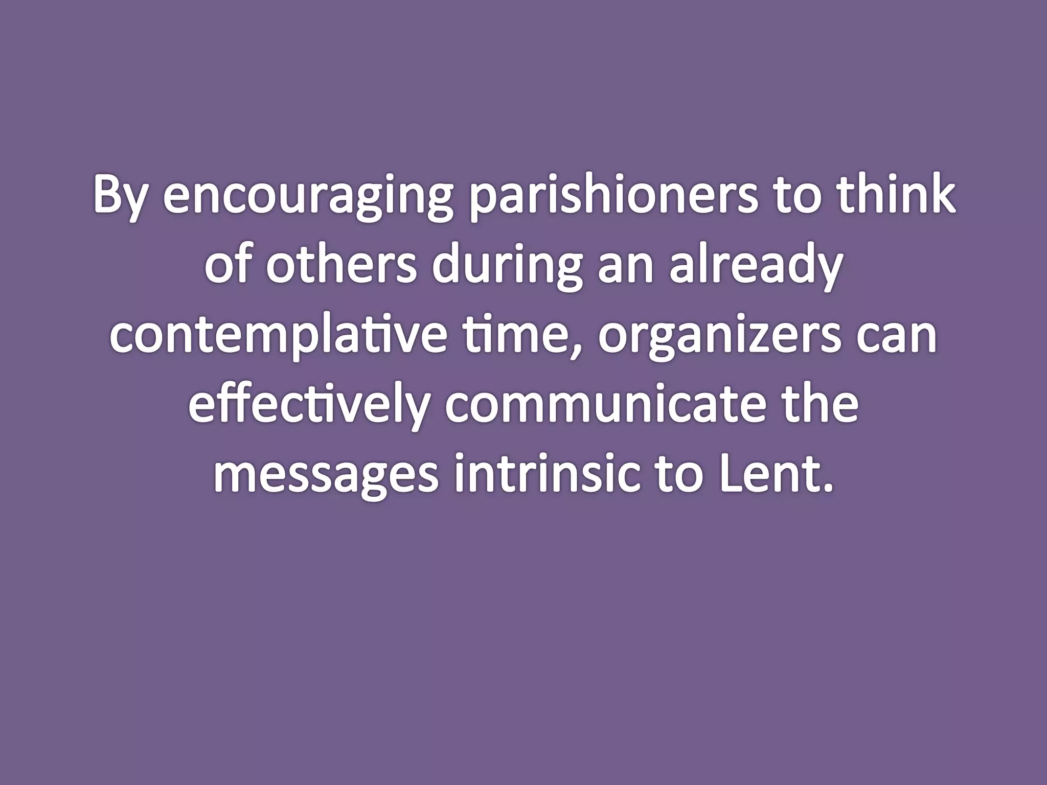 40 Cans for Lent presented by Robert Proctor Multisoft