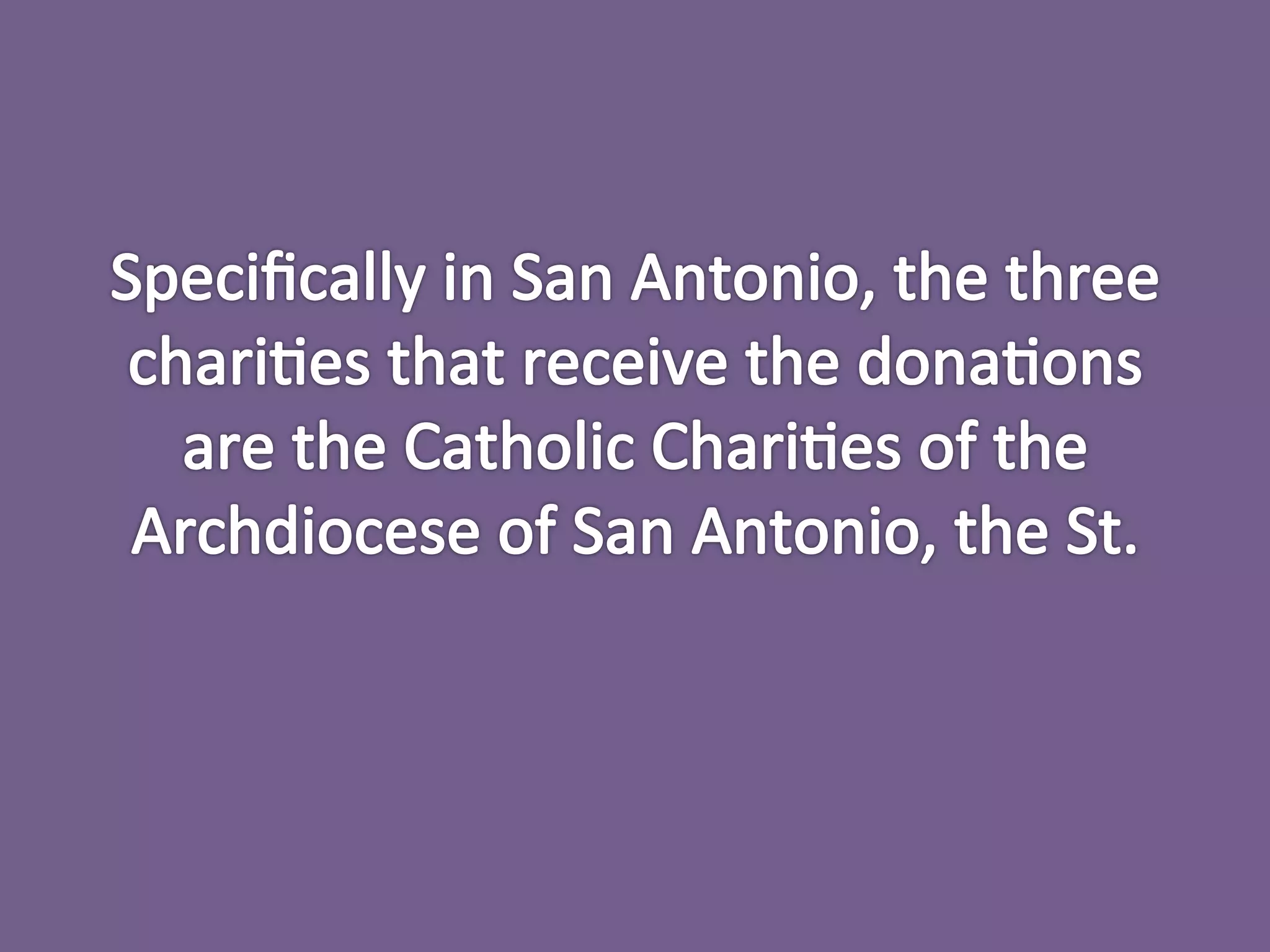 40 Cans for Lent presented by Robert Proctor Multisoft