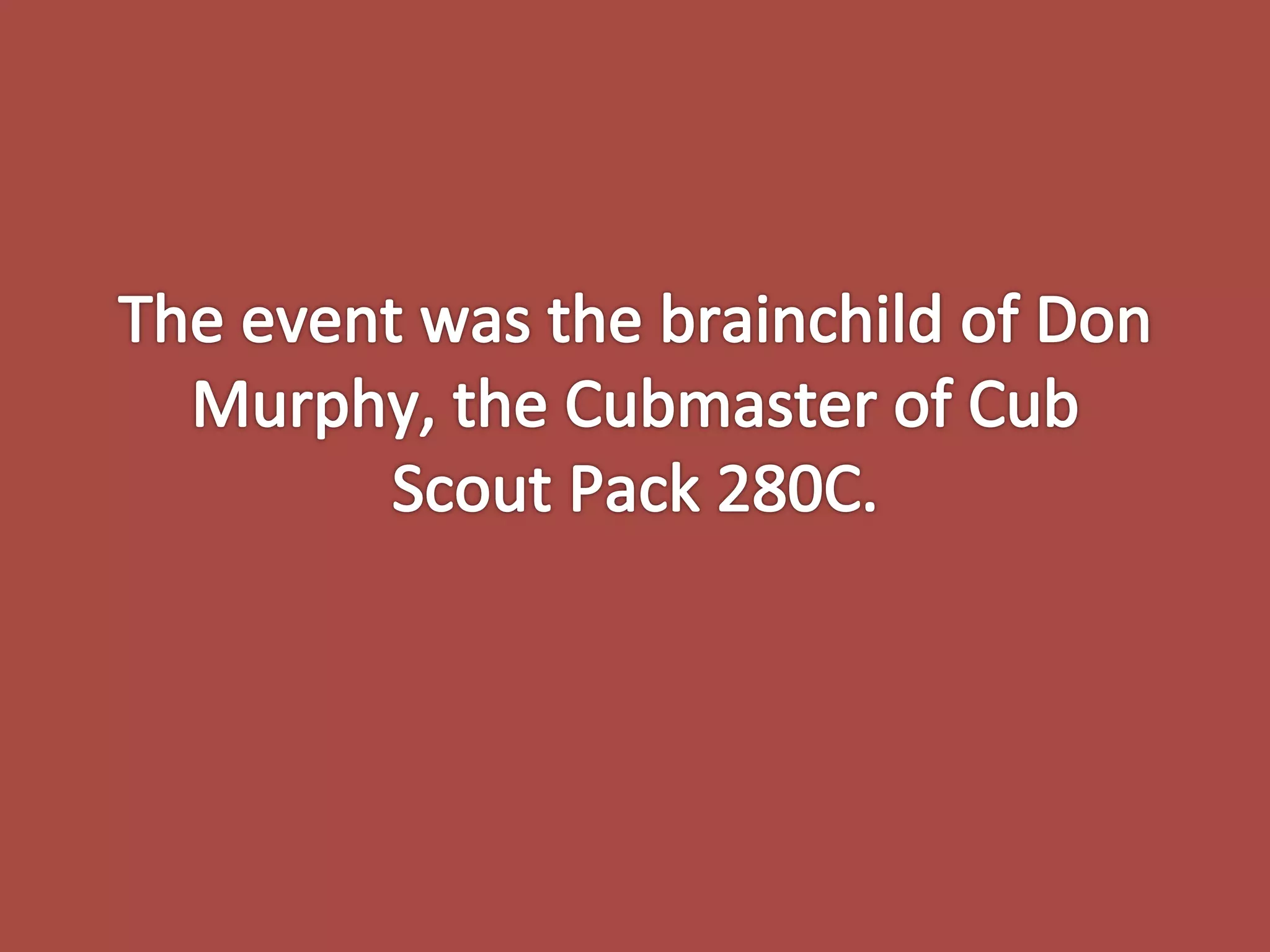 The History of the Pinewood Derby by Robert Proctor Multisoft