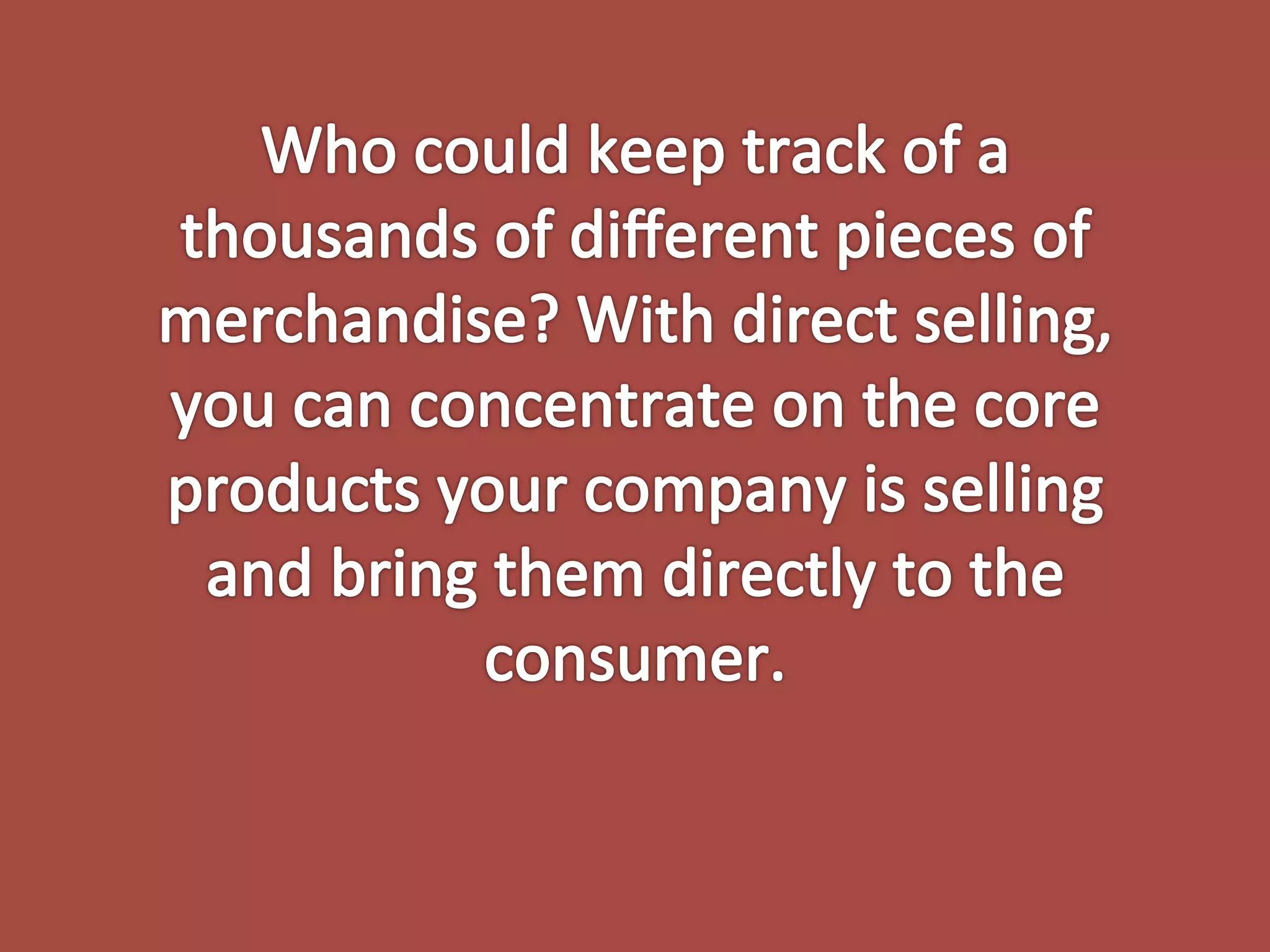 Let's Talk About Direct Selling by Robert Proctor of Multisoft