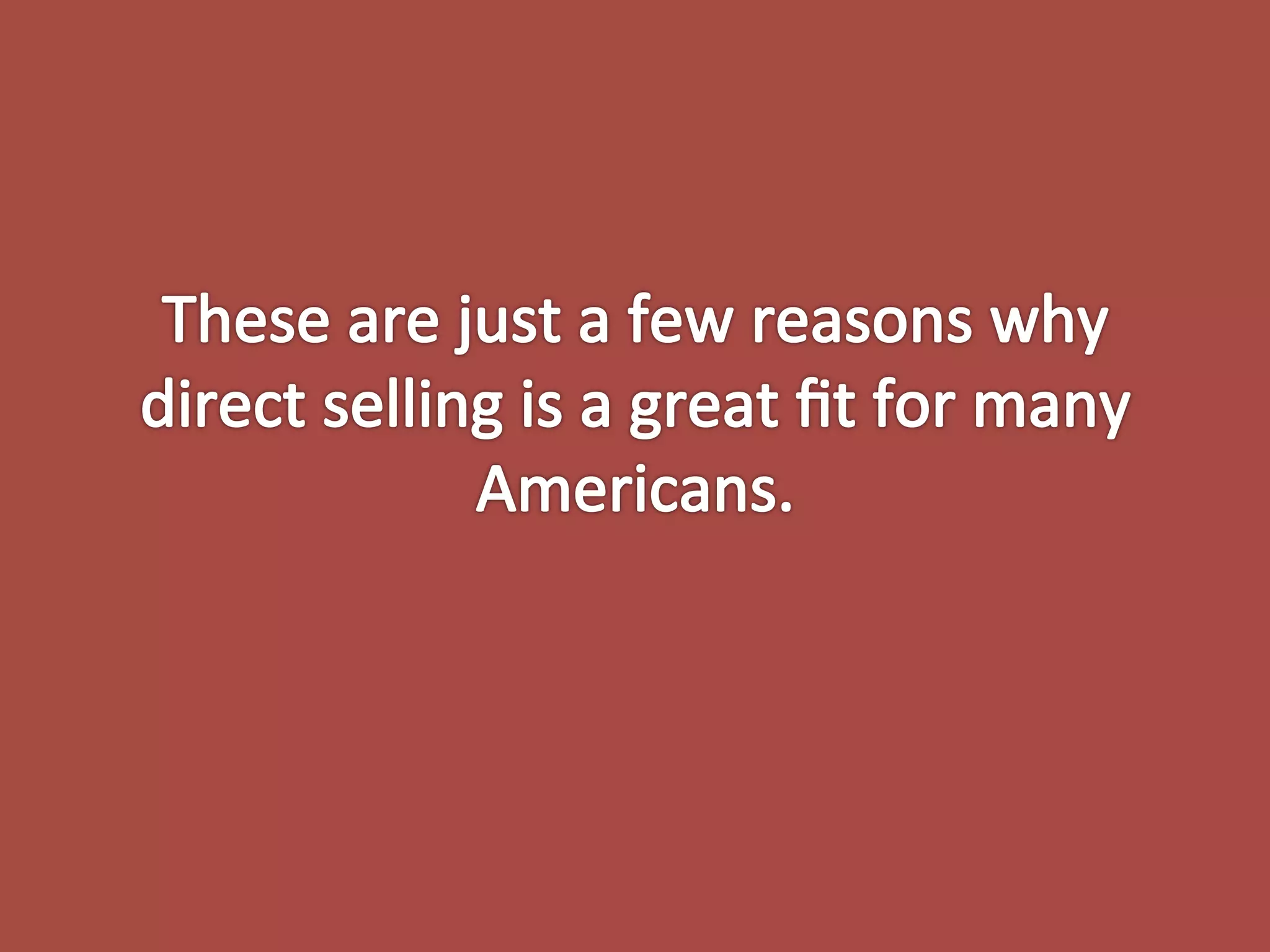Let's Talk About Direct Selling by Robert Proctor of Multisoft