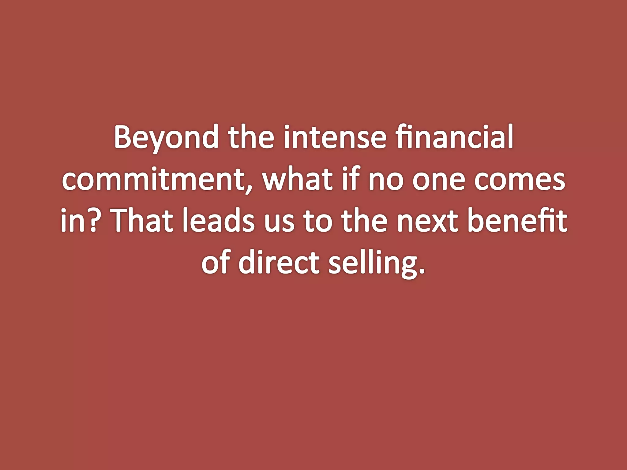 Let's Talk About Direct Selling by Robert Proctor of Multisoft