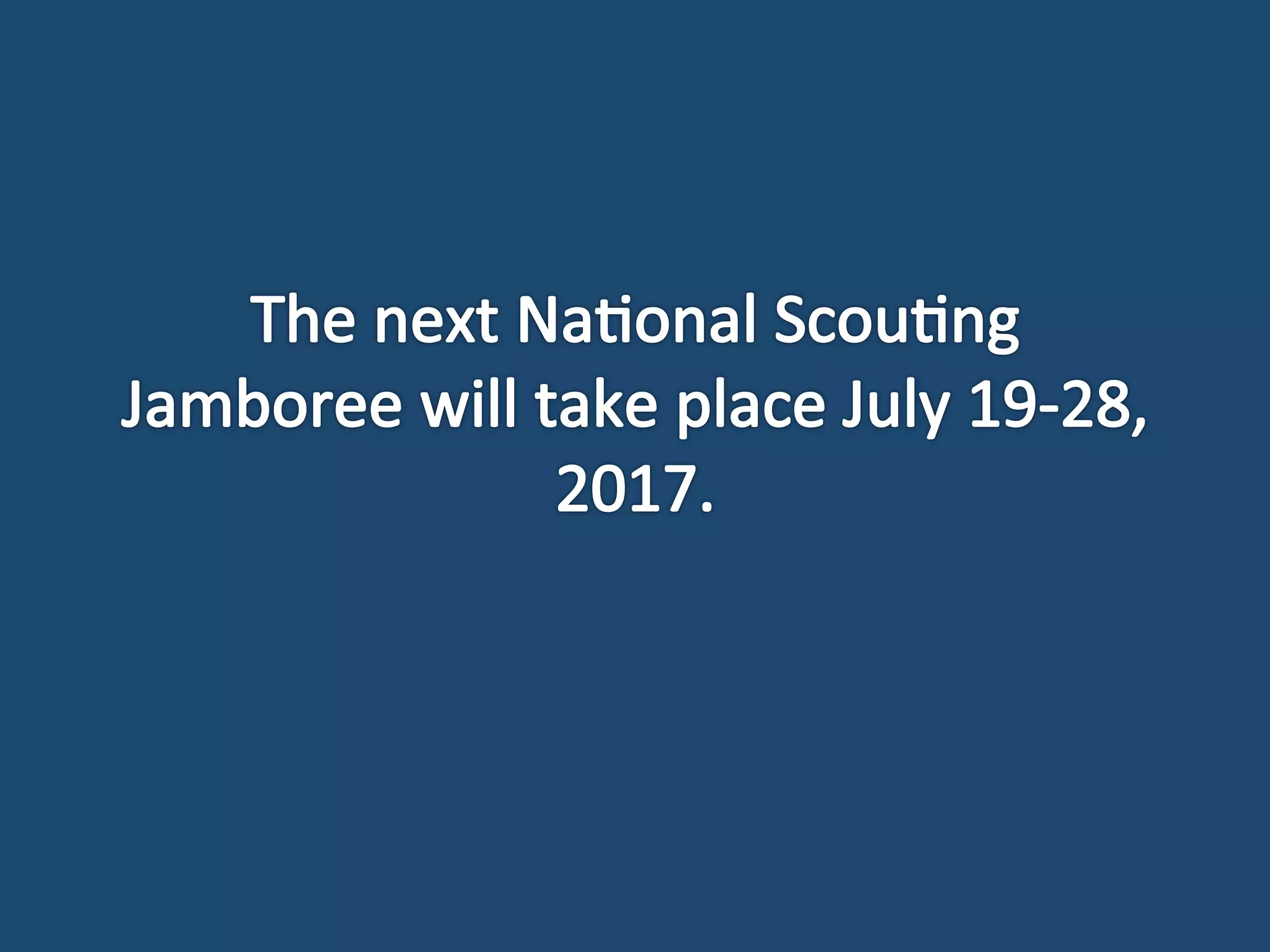 The National Scouting Jamboree by Robert Proctor Multisoft