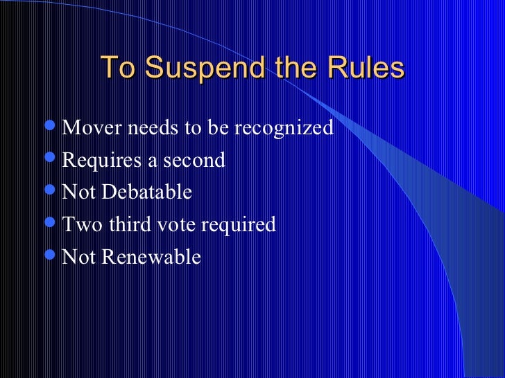 Robert Rules Of Order