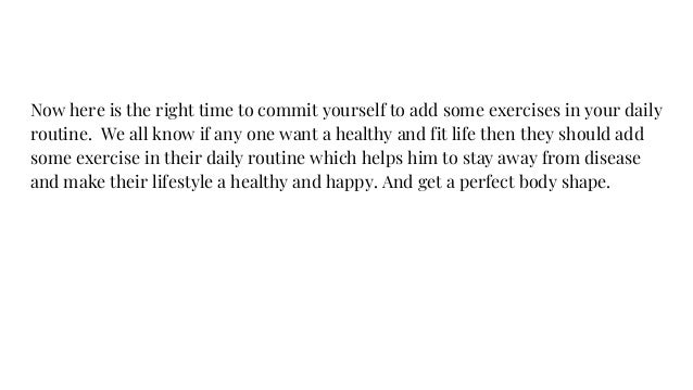 robert ryan dundee how to maintain daily workout routine