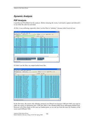 Analysis of the Storm Worm | PDF