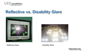 Disability GlareReflective Glare
 