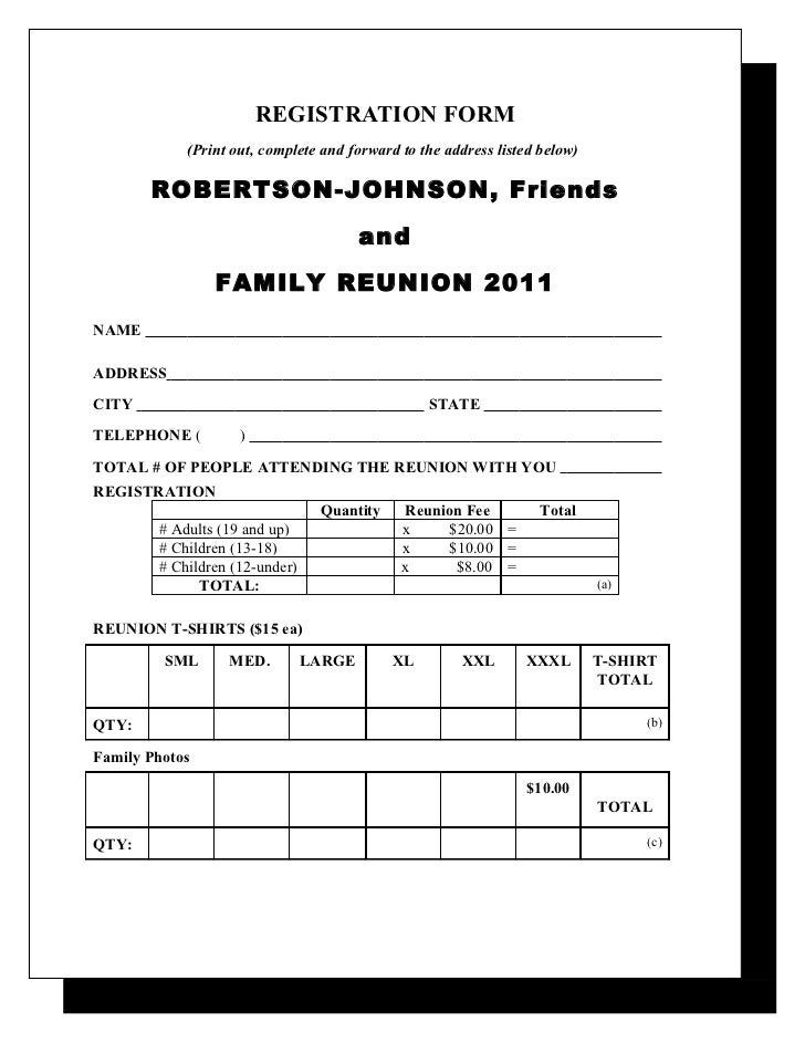 <strong>Family Reunion Template</strong> Letters - Boxwapper.info Free family reunion letter template