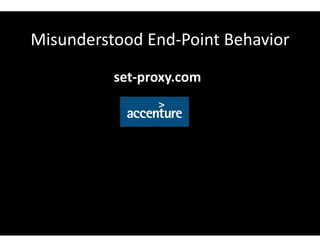 Misunderstood End-Point Behavior
set-proxy.com
 
