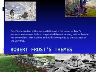 robert frost, another worthy read (or reread if it's been awhile).