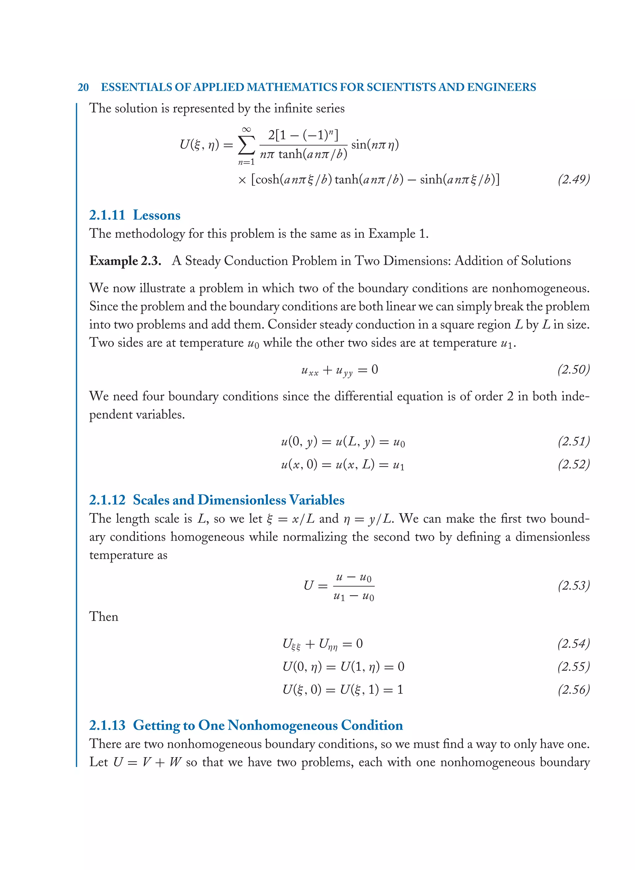 Essentials of applied mathematics | PDF