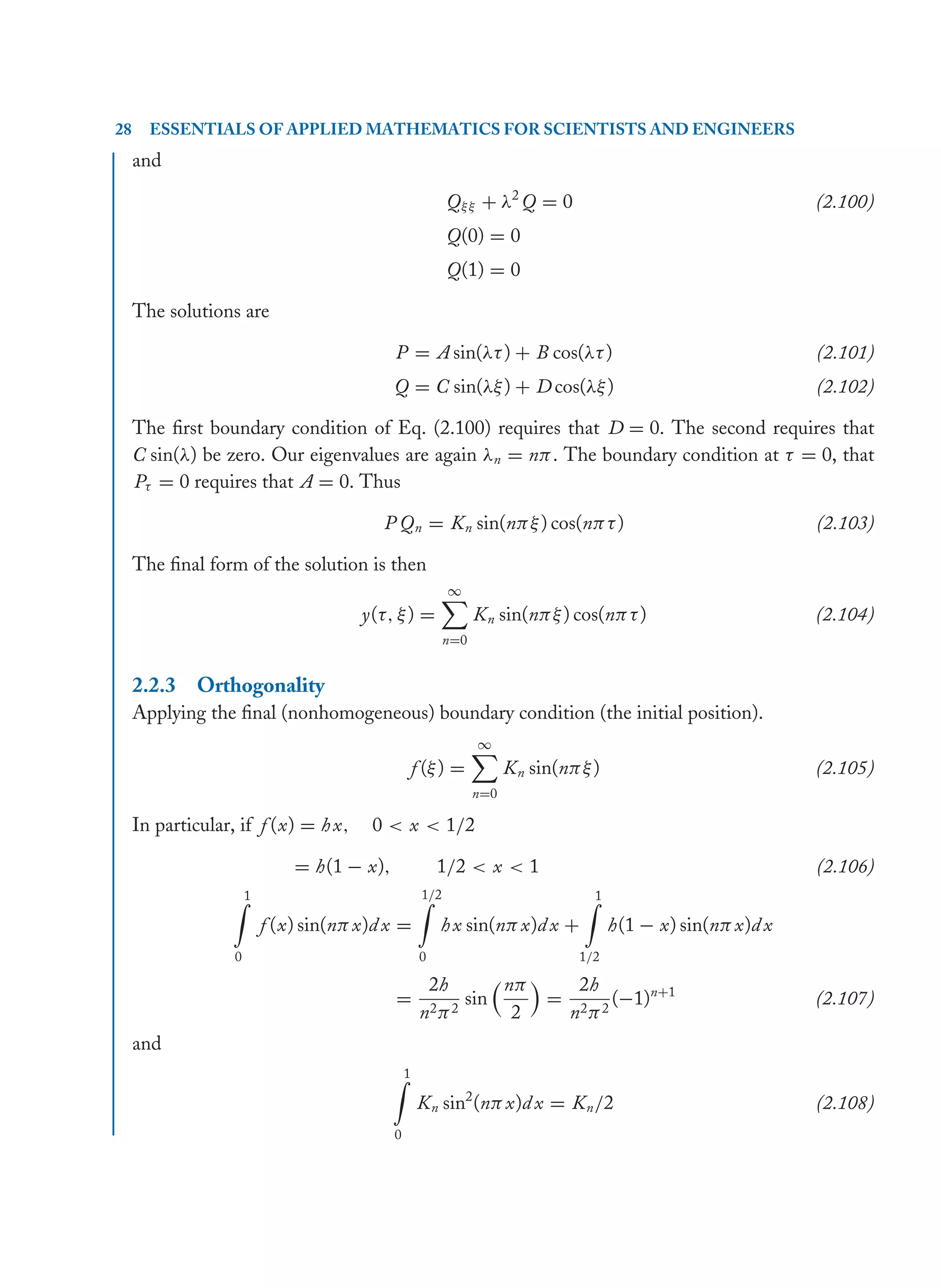 Essentials of applied mathematics | PDF