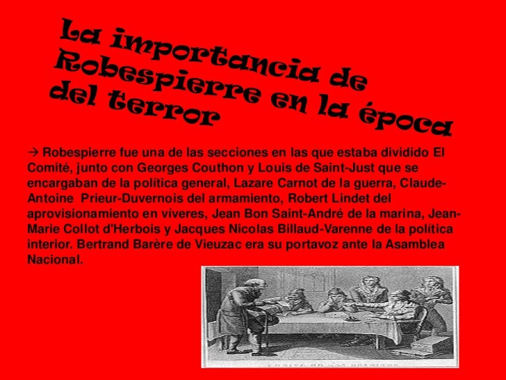 Robespierre y la epoca del terror