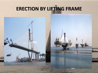 ERECTION BY LIFTING FRAME
 